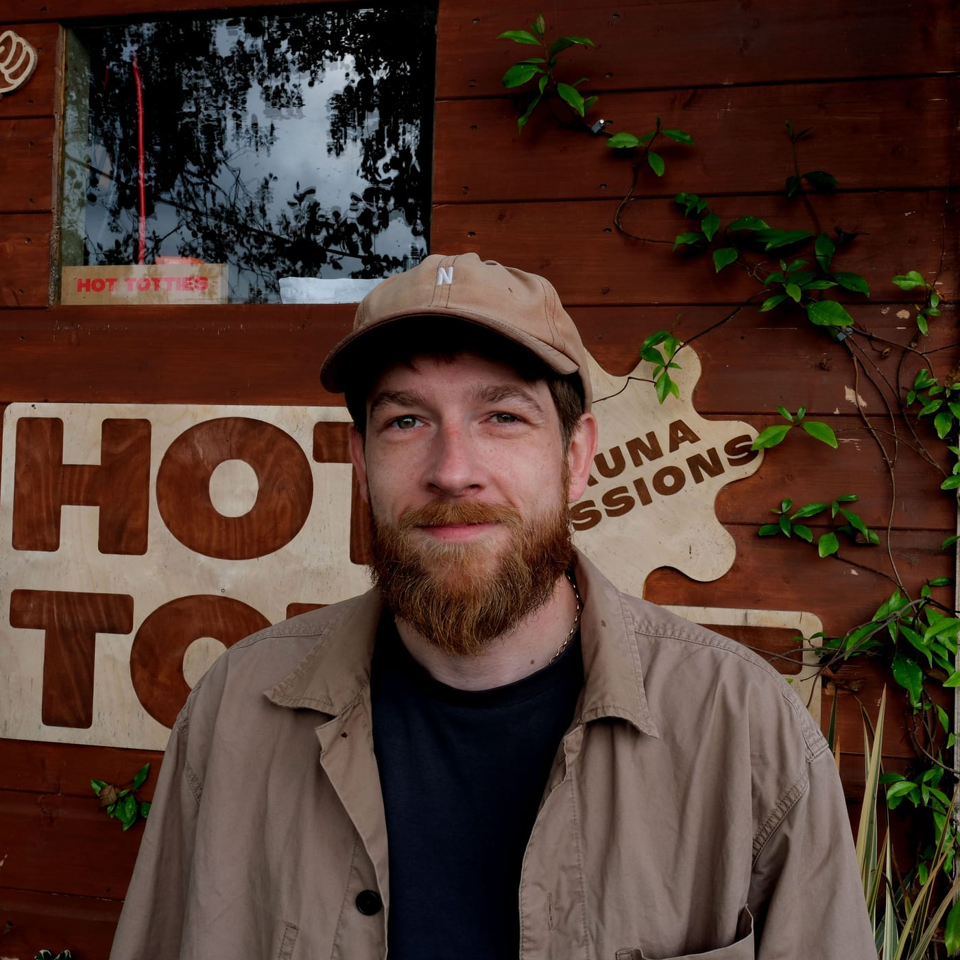 Glenn, in front of the Hot Tottie sauna hut at Luss